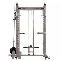 Rack de puissance d'haltérophilie multifonctionnel avec système de poulie Équipement de gymnastique à domicile Rack de squat