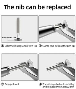 Stylet capacitif pour téléphones mobiles <span class=keywords><strong>et</strong></span> tablettes généraux, <span class=keywords><strong>première</strong></span> <span class=keywords><strong>et</strong></span> deuxième génération, stylet à chargement magnétique - Product Image 4