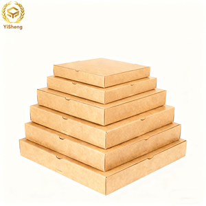 Sinh thái thân thiện phân hủy sinh học <span class=keywords><strong>Kraft</strong></span> bánh <span class=keywords><strong>pizza</strong></span> Hộp Tùy chỉnh in logo tái chế vật liệu bền vững kinh doanh thực phẩm - Product Image 1