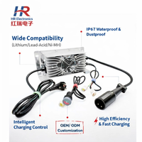 Chargeur de batterie lithium-ion LiFePO4 36V30A, 48V25A, 48V30A, 60V25A, 60V30A, 72V25A pour vélo électrique/trottinette électrique/chariot élévateur électrique