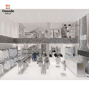 Boutique Clothing Racks | <b>Wall</b>-<b>Mounted</b> Apparel <b>Cabinet</b> | Fashion Store Island <b>Display</b> | Factory Direct Retail Fixtures - Product Image 6