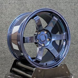 ล้อแม็กซ์ <span class=keywords><strong>TE37</strong></span> รุ่นใหม่ น้ำหนักเบา <span class=keywords><strong>สี</strong></span>ไฮเปอร์แบล็ค ขนาด 15-23 นิ้ว สำหรับรถ <span class=keywords><strong>SUV</strong></span> และ GT  วัสดุอะลูมิเนียมฟอร์จ  ขนาด 20 มม./100 มม. ดีไซน์สั่งทำพิเศษ  5x120/114.3/100 - Product Image 2