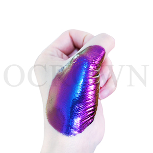 Super <span class=keywords><strong>crème</strong></span> multi couleur fard à paupières pigment <span class=keywords><strong>chroma</strong></span> shift paillettes duochrome caméléon cosmétique miroir poudre à ongles - Product Image 2