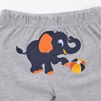 Personnalisation d'usine, ensembles de vêtements pour bébé unisexes en coton 100%, été, décontractés, tenue à manches courtes en 2 pièces, anti-froissement, grande taille