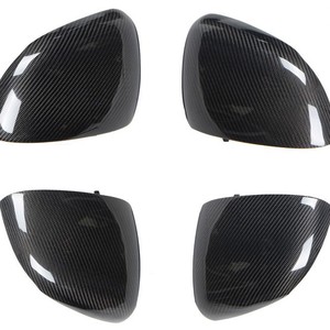Carcasa de Espejo Retrovisor de Fibra de Carbono para Mercedes Benz Clase A CLA W177, Pieza de Mejora para la Carrocería del Vehículo, Color Negro - Product Image 4