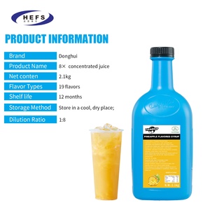 Fabricantes piña fruta mermelada jugo aguanieve jarabe bebidas concentrado para Frappe batido fruta jugo té ingredientes - Product Image 4