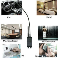 Protégez votre vie privée : Détecteur de caméra professionnel pour hôtel M8000, haute sensibilité, portable, ABS, sans fil, dispositif anti-écoute, alarme