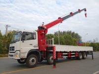 Bras droit de 19 mètres 12 roues 8x4 12/13/14/15/16 tonnes grue mobile montée sur camion unic