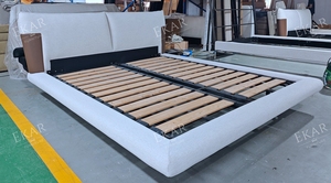 Letto Imbottito Wingear |   Letto Moderno di Lusso con Testiera Alata |   Mobili EKAR - Product Image 6