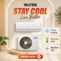 Climatiseur Split à Inverter à Fréquence Variable Économe en Énergie 24000 BTU R410A, Contrôle par Application, 220V, Refroidissement Uniquement, Classe d'Efficacité Énergétique pour