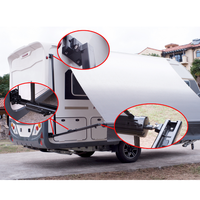 Auvent rétractable manuel Soleflex pour l'extérieur, imperméable, B1, accessoires de camping
