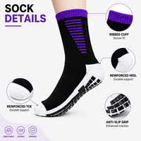 Chaussettes de sport en coton et fibre de nylon avec logo personnalisé, de haute qualité, à semelle rembourrée, pour le football