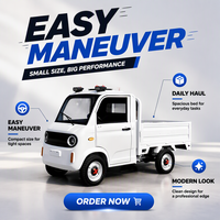 Camionnette électrique à 4 roues, 2 portes, 2 places, mini camionnette électrique, véhicule à énergie nouvelle, camion de fret, vente directe d'usine