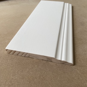 Accessoires de revêtement de sol décoratifs modernes pour l'intérieur de la maison, moulures de plinthe en pin Monterey blanc - Product Image 5