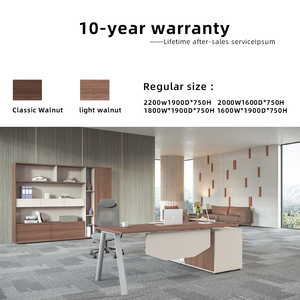 Bureau <span class=keywords><strong>de</strong></span> direction extensible en forme <span class=keywords><strong>de</strong></span> <span class=keywords><strong>L</strong></span> moderne <span class=keywords><strong>de</strong></span> luxe avec garantie <span class=keywords><strong>de</strong></span> 10 ans - Product Image 3
