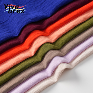 160gsm ผ้าลินิน90% แบบบิดสูง10% โพลีเอสเตอร์ผ้าสแปนเด็กซ์น้ำหนักปานกลางให้ความรู้สึกเป็นรอยยับย้อมธรรมดาสไตล์โดดเด่นตัวอย่างฟรีสำหรับเด็กผู้หญิง - Product Image 2