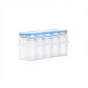 Glass Injection Vials with <b>Rubber</b> Stopper 10ml Sterile Empty Ampoule Bottle Depyrogenated Pharmaceutical Liquid Packaging Vial - Product Image 4