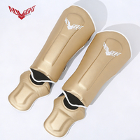 Protège-tibias de boxe ALLFIGHT 2026 pour enfant et adulte, multi-tailles, en PU souple et durable