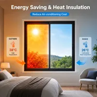 Fenêtre coulissante en aluminium de qualité supérieure pour les développeurs immobiliers, idéale pour la construction de grandes communautés résidentielles