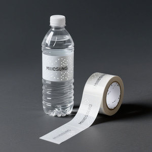 Custom Holographic Spring Water Bottle <strong>Tags</strong> for PET Plastic Beverages Energy and Carbonated <strong>Drinks</strong> - Product Image 5