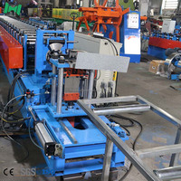 Machine de profilage fiable pour rails solaires 1,5(±0,03)~2,5(±0,03) mm, ligne de rails de montage en acier et aluminium couleur bleue
