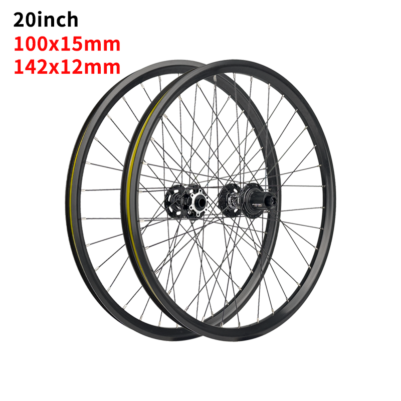 Roue 20 pouces F/R 142mm