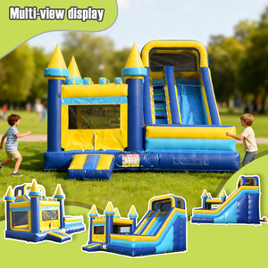 Thương mại ngoài trời <span class=keywords><strong>Inflatable</strong></span> Chất lượng cao bị trả lại lâu đài <span class=keywords><strong>Inflatable</strong></span> nhà bị trả lại lâu đài bouncy trẻ em lâu đài bouncy với Slide - Product Image 2