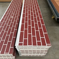 Matériaux de construction métalliques résistants à l'humidité, panneaux en acier Galvalume avec mousse PU pour revêtement mural de garage