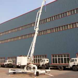 Bomba de Colocación de Hormigón Hidráulica Móvil sobre Ruedas de 17M de la Marca JIUHE, Maquinaria de Construcción - Product Image 4