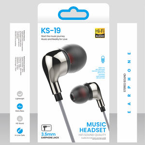 Audífonos Intrauditivos con Cable KS-19 de 3.5mm, Chipset <span class=keywords><strong>Skull</strong></span> Candy JL, Resistentes al Agua IPX3, Metálicos, 1.2m, Sonido de Alta Fidelidad, Compatibles con Todos los Dispositivos - Product Image 5