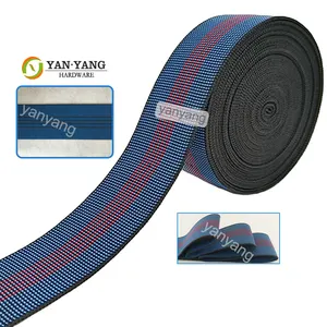 Yanyang Blauwe Kleur 2 Inch Hoge Stretch Bank Stoel Bandband Bekleding 45Mm Sofa Meubelen Elasticiteit Riem Tape
