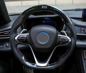 Los volantes de fibra de carbono LED personalizados de fábrica se utilizan como accesorios interiores para automóviles <span class=keywords><strong>BMW</strong></span> <span class=keywords><strong>I8</strong></span> I15 I12 LCI - Product Image 5