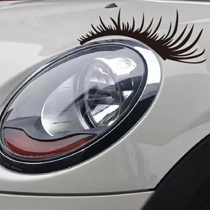 Auto pare-chocs fenêtre phare <span class=keywords><strong>cils</strong></span> autocollants autocollants réfléchissants Vinyle Wrap autocollant pour <span class=keywords><strong>voiture</strong></span> véhicule porte coffre queue - Product Image 3