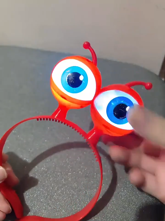 thumbnail image 2 of Light Up Eyeball Headband - Premier Glow 2 of 11