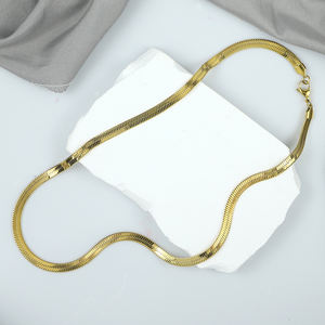 स्टेनलेस स्टील सांप चेन 316 14k 18k सोने की चांदी की ललक वाली महिला ने गहने मोटी कोटिंग वाटरप्रूफ पहुंच परीक्षण किया - Product Image 6