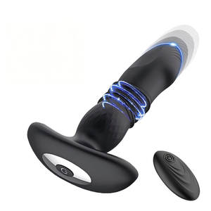 Juguetes Sexuales de Silicona para Adultos Airis, Vibrador Anal con Electroestimulación, Masajeador de Cámara Trasera con Vibración, IPX6 - Product Image 1
