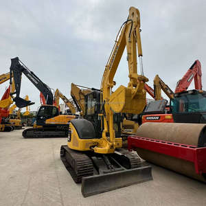 Mini excavatrice d'occasion de Komatsu PC55, poids en service de 10 tonnes, moteur Doosan Volvo, noyau de mini excavatrice d'occasion de Komatsu PC55 - Product Image 3