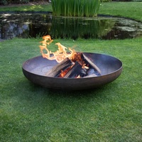 Brasero extérieur moderne en métal robuste, écologique, avec revêtement en poudre, pour granulés de bois, logo personnalisé