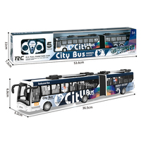 1:32 escala RC autobús escolar Control remoto autobús simulación autobús escolar juguete RC vehículos con luz LED y música para niños