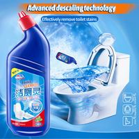 Nettoyant pour toilettes à jet d'eau, détergent à l'eau de Javel, vente en gros de blocs de nettoyage pour toilettes à bulles bleues solides, nettoyant pour toilettes en comprimés, fournisseur