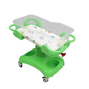 医院诊所高级多功能便携式婴儿床新生儿推车婴儿床儿童床带床垫可移动