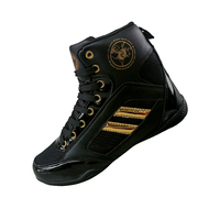 Chaussures de boxe montantes personnalisables avec logo, en PU respirant et maille anti-transpiration, pour jeunes et adultes, clubs d'arts martiaux, équipes, achat en gros