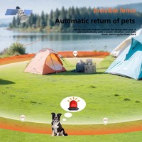 Collier de dressage pour chien étanche IPX6 GPS sans fil, approuvé CE FCC, prix usine, commande en gros, longue portée, autonomie de la batterie >20 heures, anti-aboiement