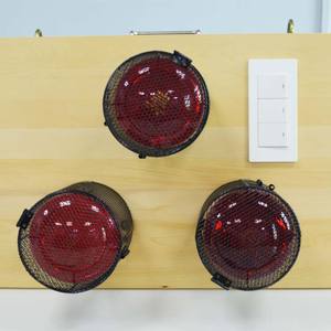 OEM/ODM Precio de fábrica Sala de sauna Panel de madera de cedro 3 bombillas de luz infrarroja Control de botón independiente para la recuperación de cicatrices - Product Image 2