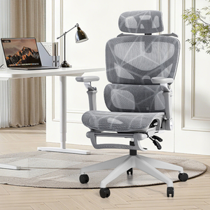Silla <span class=keywords><strong>de</strong></span> Oficina Ergonómica Giratoria y Ajustable <span class=keywords><strong>de</strong></span> Lujo con Reposabrazos 9D y Reposapiés, Venta al Por Mayor Directo <span class=keywords><strong>de</strong></span> Fábrica - Product Image 4