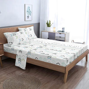 Parure de draps et taies d'oreiller en microfibre imprimée moderne, toutes saisons, best-seller, 100% polyester, certifiée OEKO-TEX, 1800TC - Product Image 6