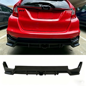 Salida de Fábrica: Kit de Carrocería Completo para Honda Jazz Fit 2018-2020 - Labio Delantero, Labio Trasero y Difusor - Piezas Exteriores de Material ABS - Product Image 3
