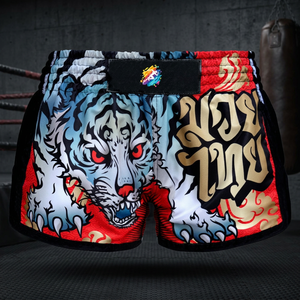 กางเกงชก MMA แบบสั่งทำขายดี คุณภาพสูง ผลิตจากผ้าสแปนเด็กซ์/โพลีเอสเตอร์ ยูนิเซ็กซ์ รุ่น Formula1 Industries FI-1603 รับผลิตแบบ OEM ขายส่ง - Product Image 3