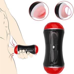 Masturbador de silicona realista para hombres, coño apretado suave y Vagina <span class=keywords><strong>Anal</strong></span>, Juguetes sexuales eróticos para adultos TPE para masturbaciones masculinas