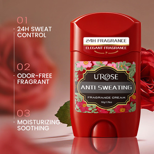 Déodorant anti-transpiration Urose en stick 50g, crème parfumée 24h pour adultes unisexe - Product Image 1